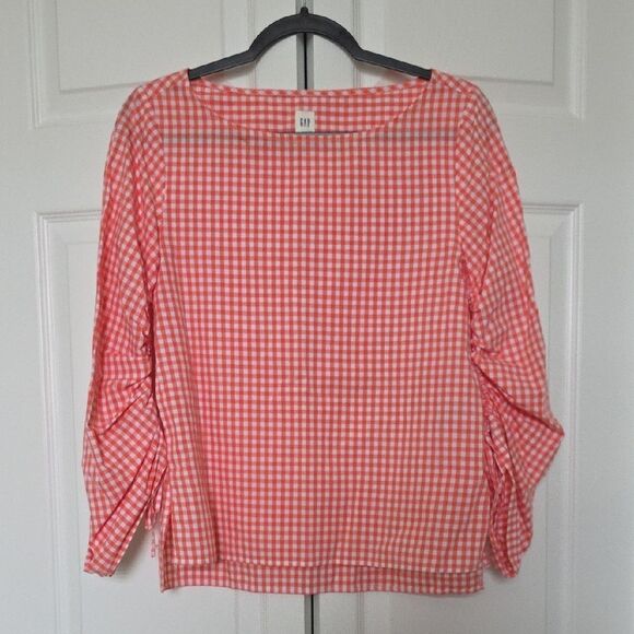 5 For $25 GAP Pink Boxy Blouse with Sailor Collar - Picture 1 of 11